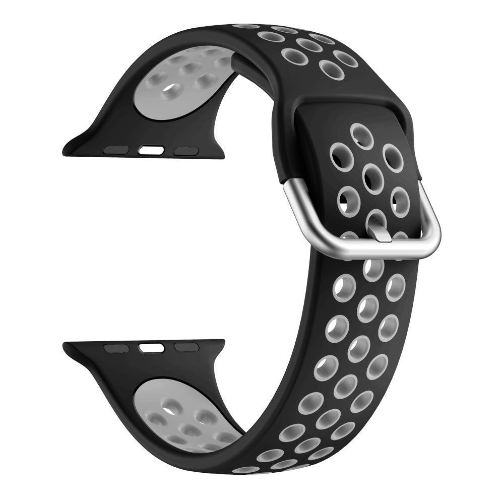 Dual Color Silicone Watch Strap Replacement Band for Apple Watch Series 9 8 7 6 SE (2023) SE(2022) 40mm 3 2 1 38mm Dual Color Silicone Watch Strap Replacement Band for Apple Watch Series 9 8 7 6 SE (2023) SE(2022) 40mm 3 2 1 38mm